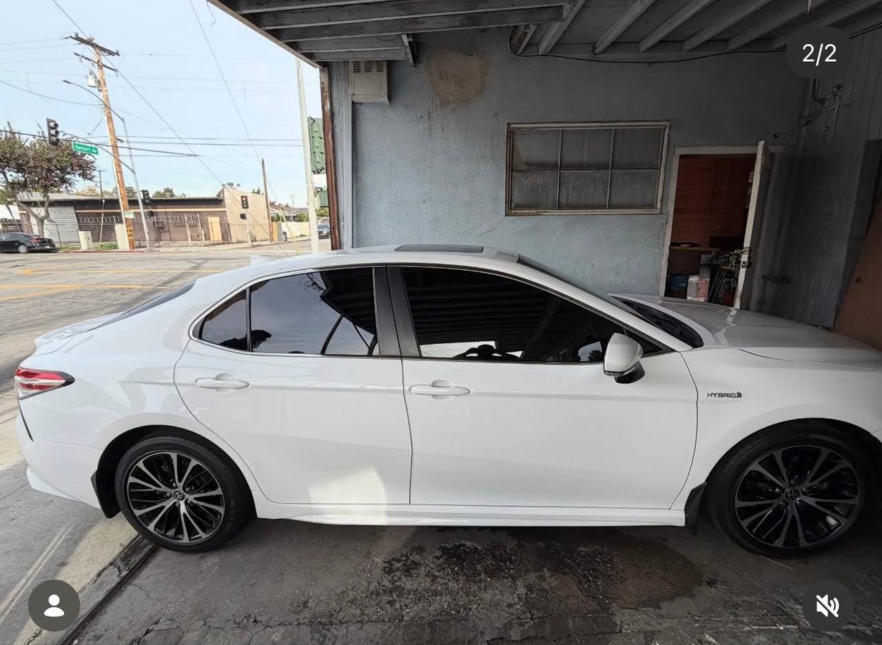 Before & after — rear angle