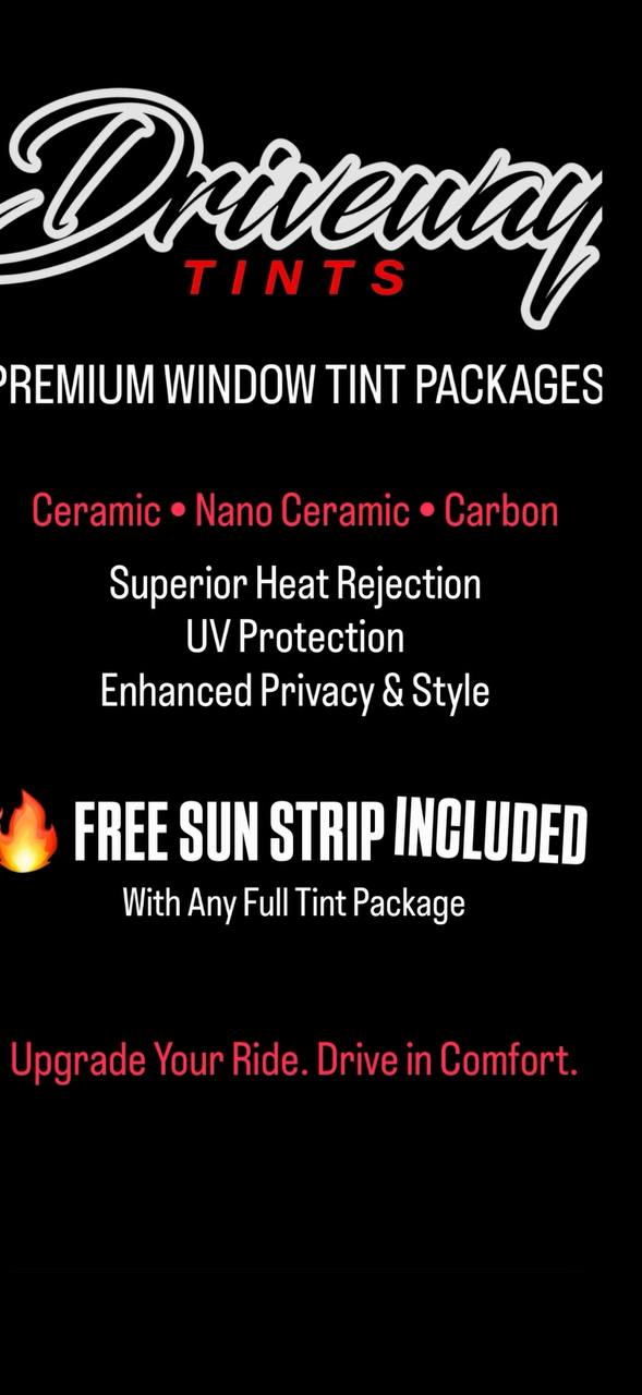 Driveway Tints premium packages